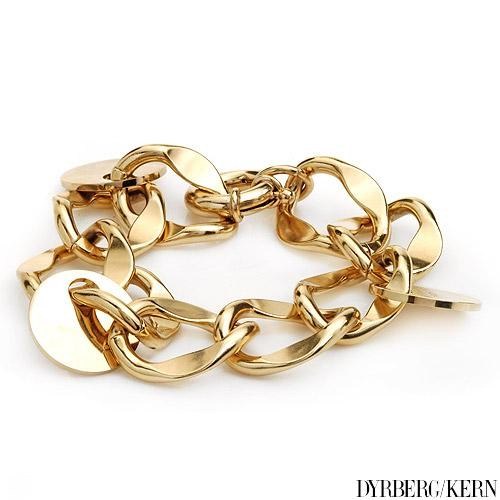 DYRBERG/KERN! 24MM WIDE COLLAGE BRACELET 22CM LONG